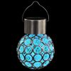 Hanging Solar Lamps 8 pcs LED Lights RGB