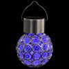 Hanging Solar Lamps 8 pcs LED Lights RGB