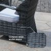 Direct Wicker Outdoor Patio 5-Piece All Weather PE Rattan Dining Set with Cushions
