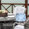 Direct Wicker Outdoor Patio 5-Piece All Weather PE Rattan Dining Set with Cushions